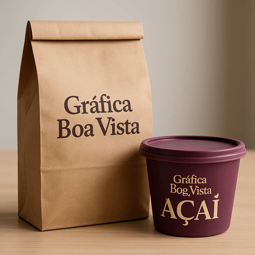 Embalagem personalizada para açaí em destaque, com visual profissional e acabamento comercial