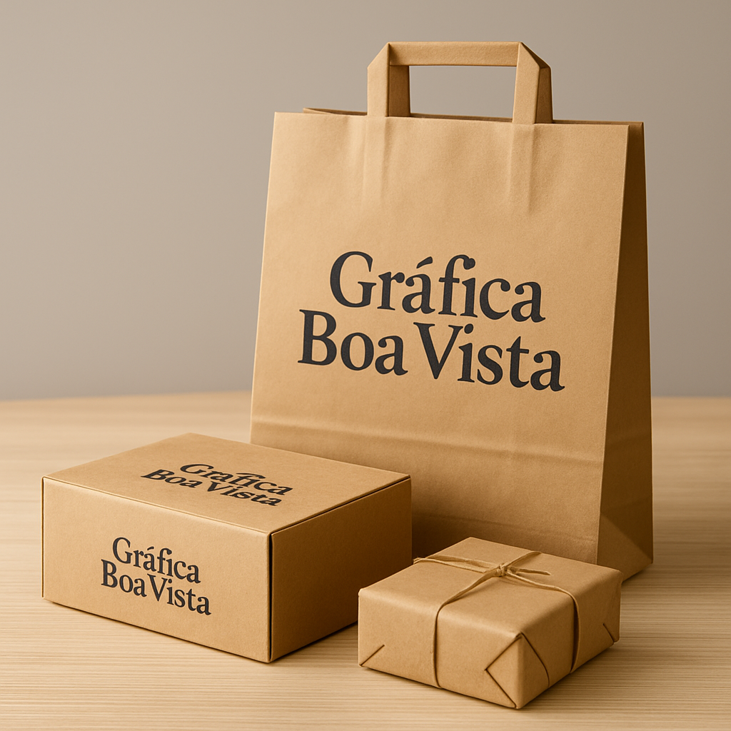 Embalagens personalizadas para delivery de restaurante, com caixas e sacolas com identidade visual da marca