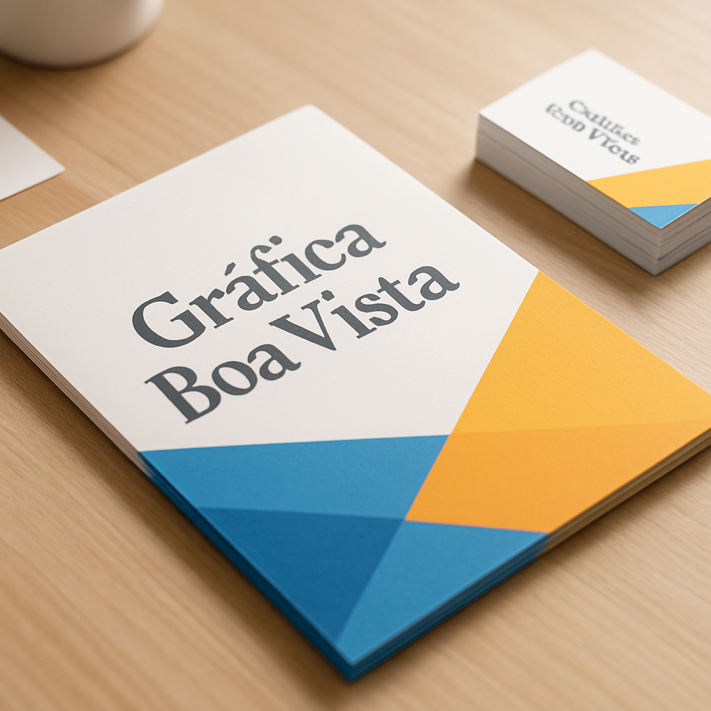 Folhetos promocionais impressos em gráfica profissional em Curitiba, com acabamento limpo e visual comercial