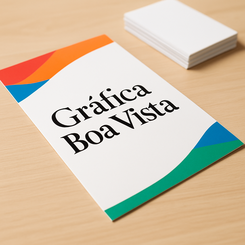 Folhetos promocionais impressos em gráfica profissional em Curitiba, com acabamento limpo e visual comercial