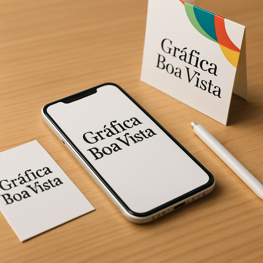 Móbile promocional em recepção de clínica e consultório, com ambiente limpo e profissional