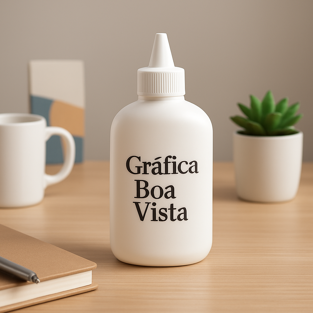 Foto de squeezes personalizados em ambiente de estúdio, representando a compra em Curitiba na Gráfica Boa Vista