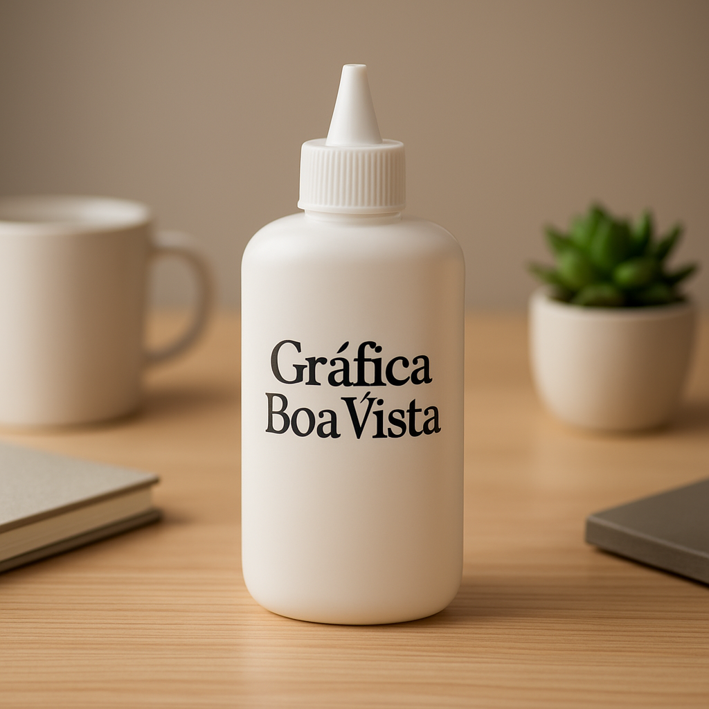 Foto de squeezes personalizados em ambiente de estúdio, representando a compra em Curitiba na Gráfica Boa Vista
