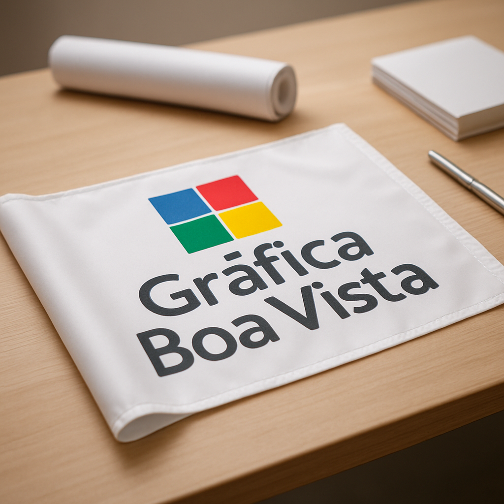Bandeiras personalizadas em gráfica de Curitiba com acabamento profissional