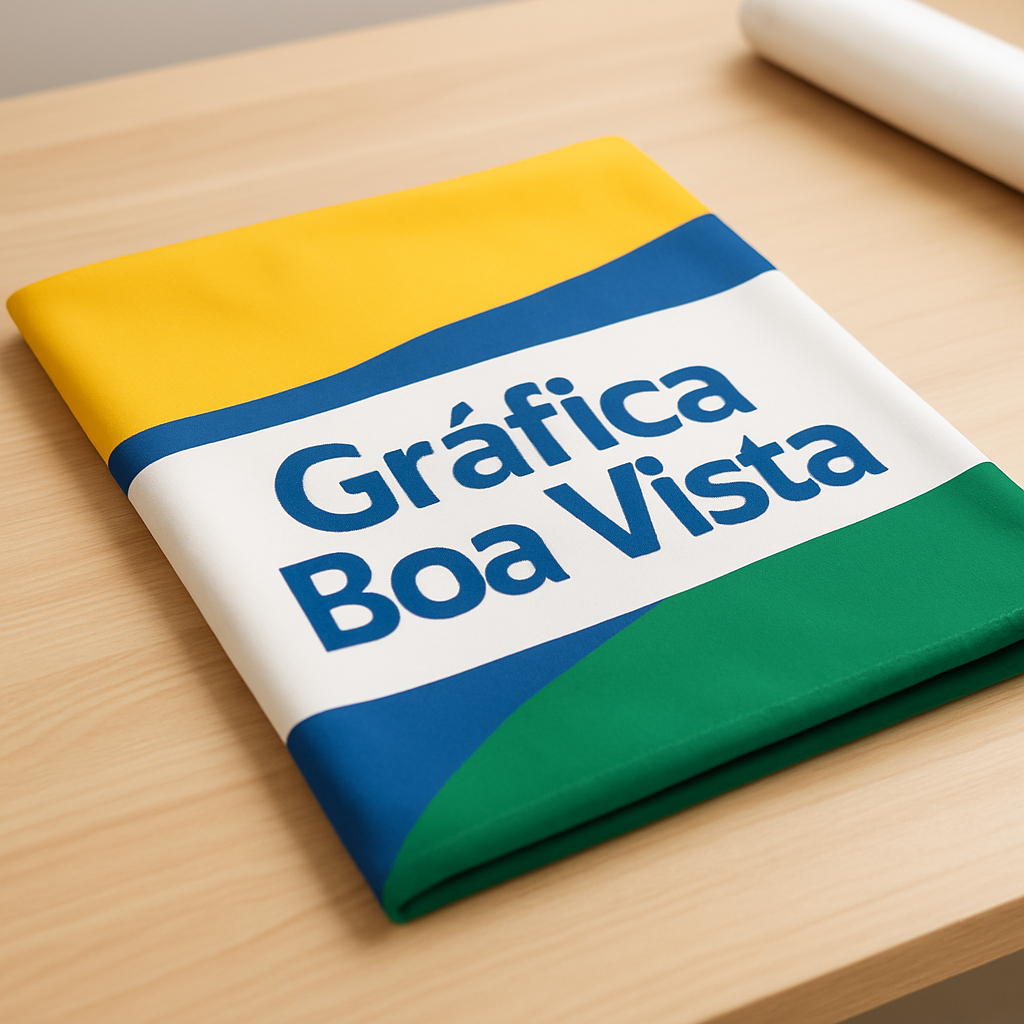 Bandeiras personalizadas em gráfica de Curitiba com acabamento profissional