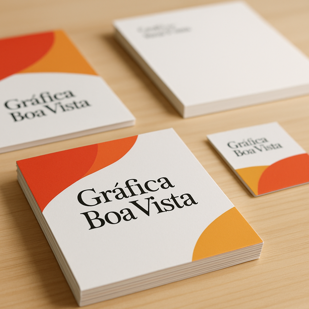 Filipetas impressas em uma gráfica de Curitiba, prontas para retirada e distribuição