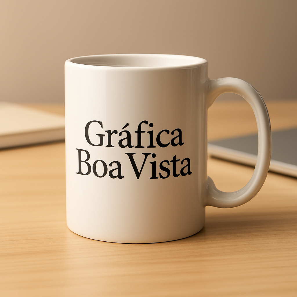 Taças personalizadas em um ambiente de gráfica em Curitiba, com acabamento profissional e visual elegante